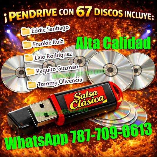Pendrive con 67 Discos