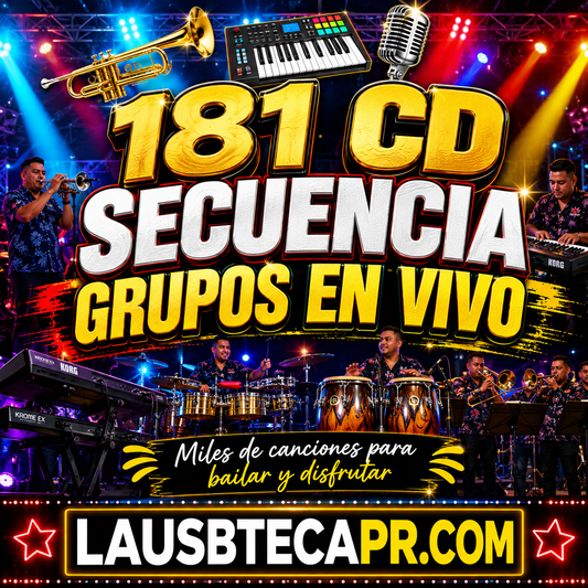 #15 - (181 Discos) de Secuencia (Música En Vivo) Pal Chinchorreo