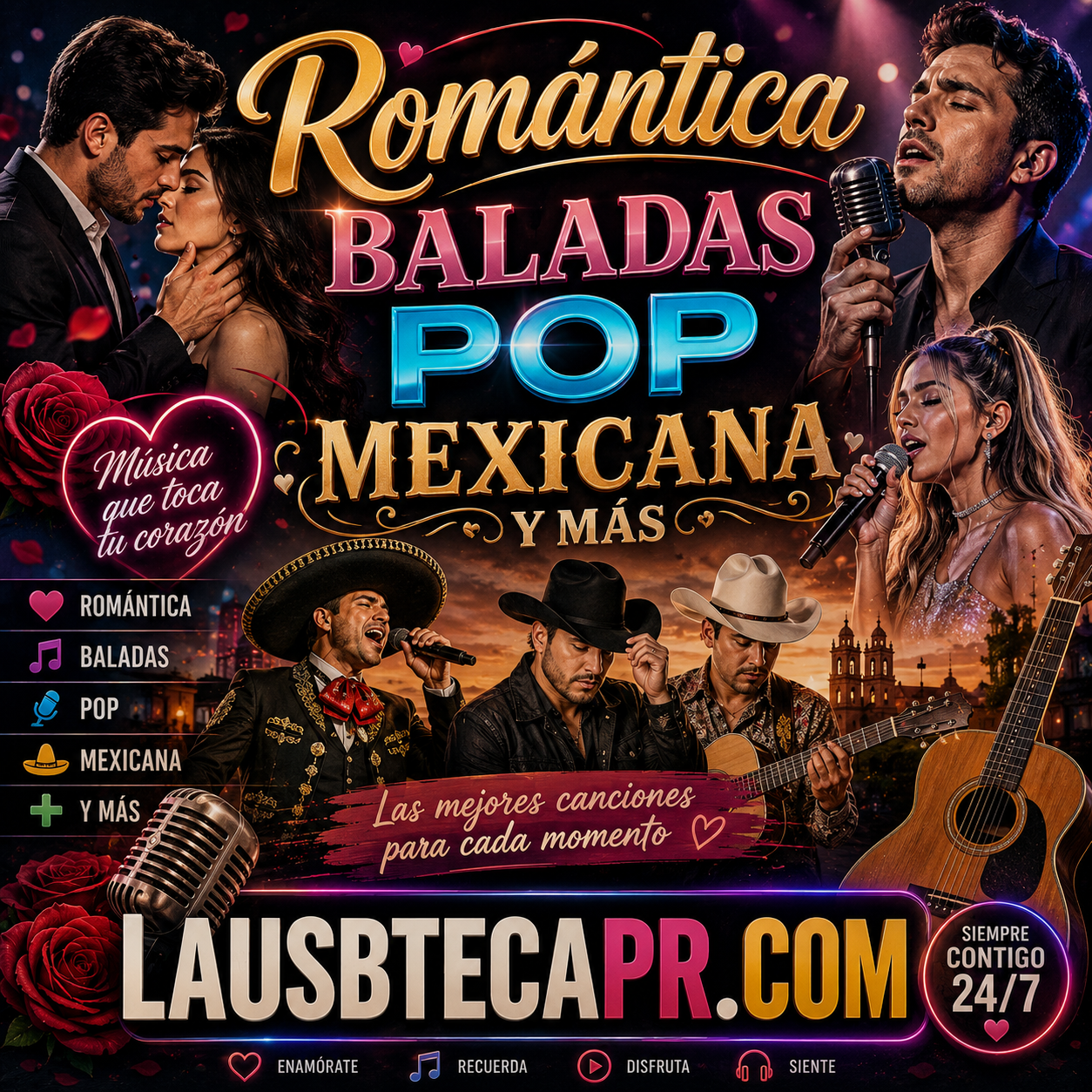 #21 - Romántica, Baladas, Pop, Mexicana y Mas..