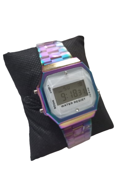 Reloj Unisex Tornasol Stainlees Steel (En Caja)