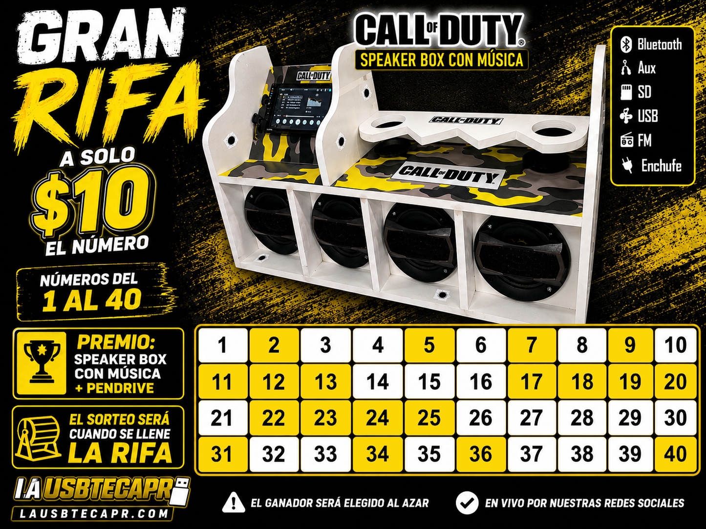 Participar de La Rifa (Box Call Of Duty) (Ganador Recoge En Ponce PR)