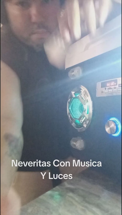 🧊🎶 NEVERITA CON MÚSICA Y LUCES (Recargable) (Leer La Descripción)