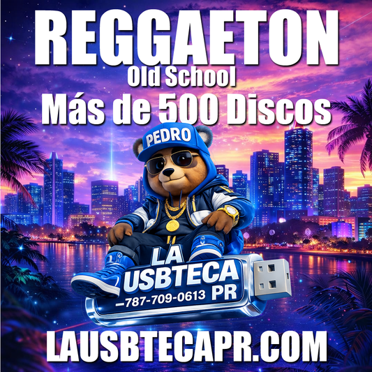 #7 - Reggaeton Old School - Más de 500 CD
